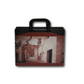 Document Briefcase w/ Retractable Handles (4-Color)